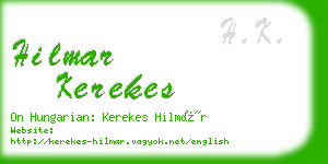 hilmar kerekes business card